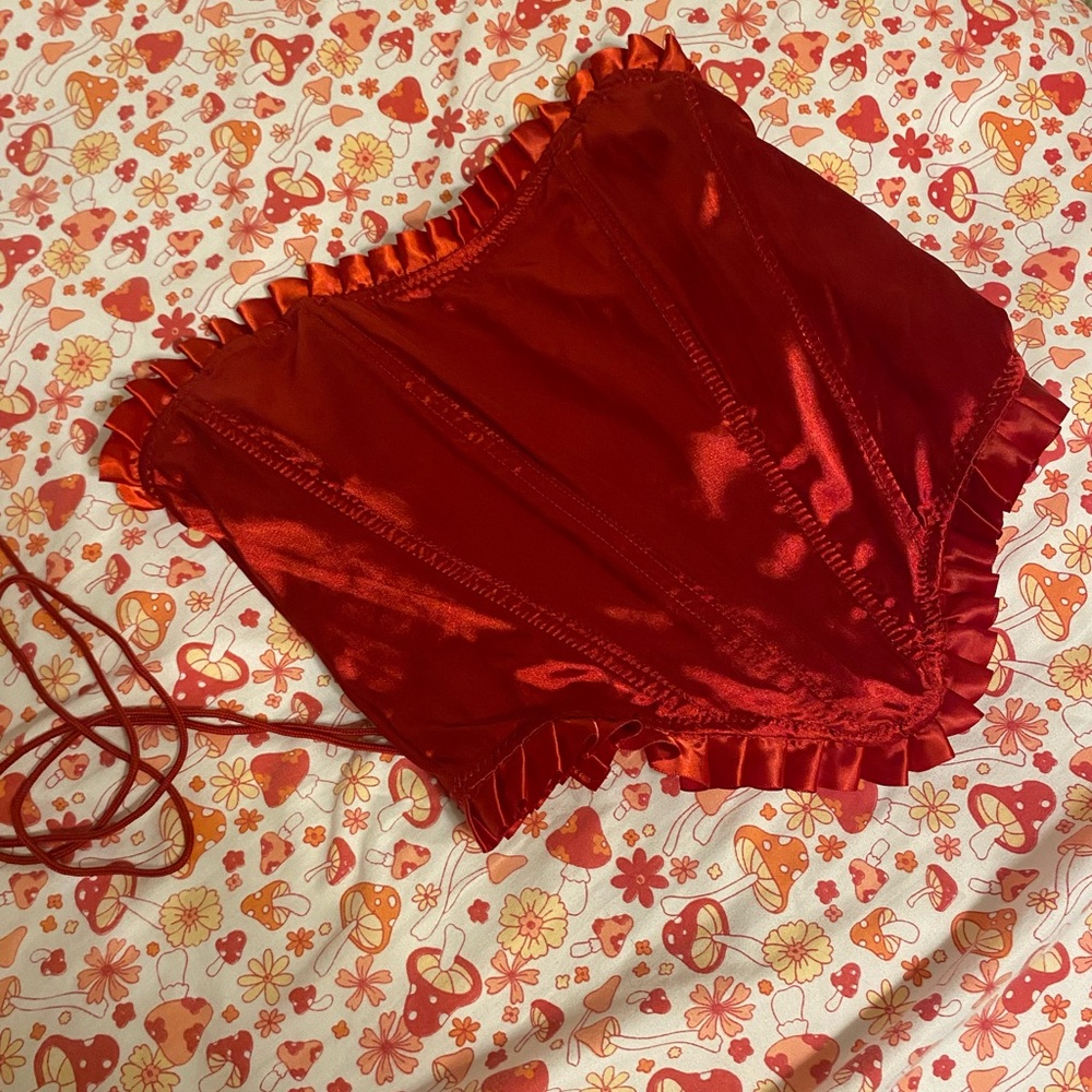 red corset